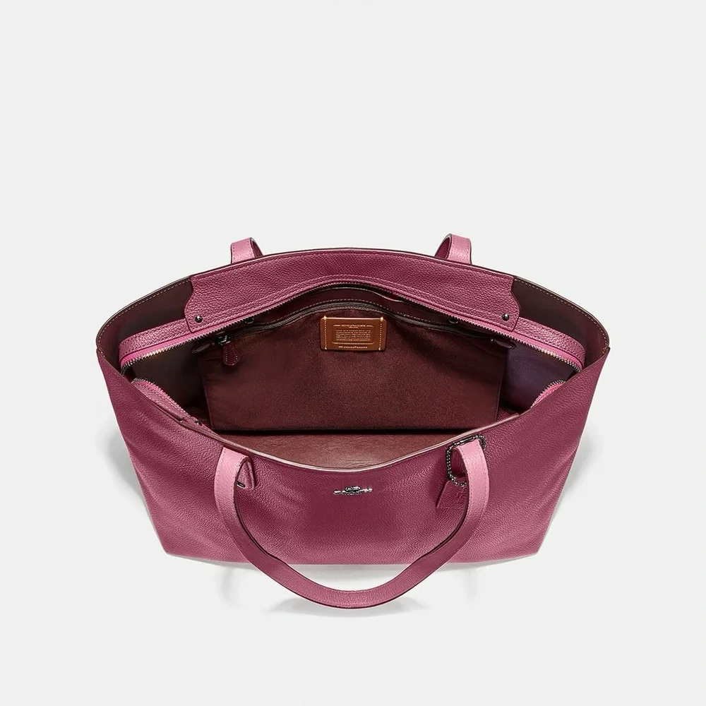 Coach CENTRAL TOTE 39 Leather Tote Bag new with tags